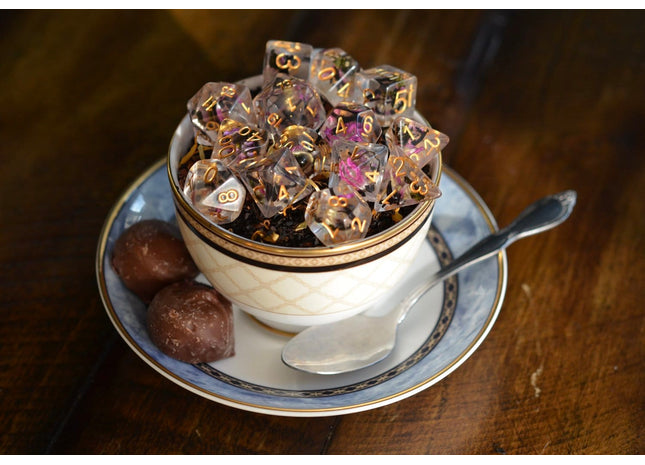 Gamers Guild AZ Snowbright Studio Teatime Adventures 2E: Tea Pets - Tea Infused Dice Set (Pre-Order) AGD