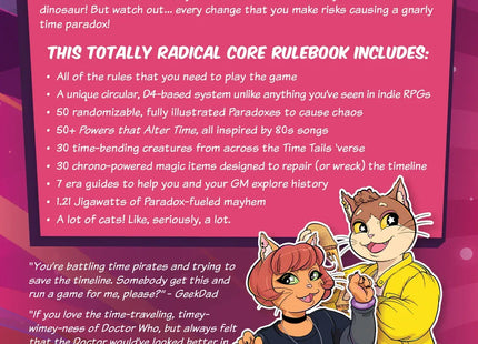 Gamers Guild AZ Snowbright Studio Time Tails RPG Core Rulebook (Pre-Order) Quartermaster Direct