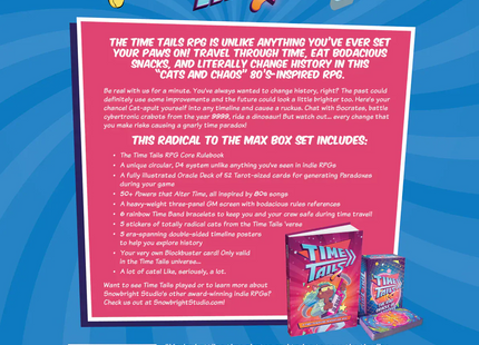 Gamers Guild AZ Snowbright Studio Time Tails RPG Deluxe Box Set (Pre-Order) Quartermaster Direct