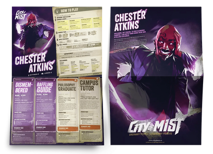 Gamers Guild AZ Son of Oak Game Studio City of Mist: Character Folio Pack #2: Local Legends ACD Distribution