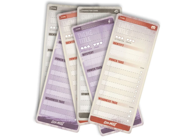 Gamers Guild AZ Son of Oak Game Studio City of Mist: Character & Theme Cards - Black Friday ACD Distribution