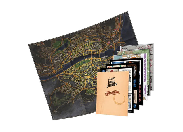 Gamers Guild AZ Son of Oak Game Studio City of Mist: Crime Board City Map #2: Local Legends (Pre-Order) ACD Distribution