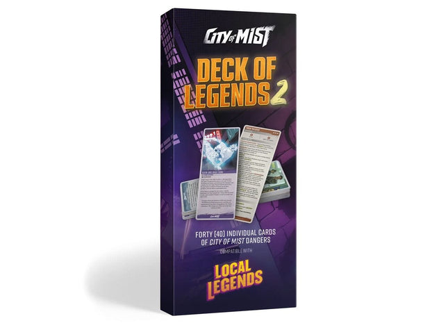 Gamers Guild AZ Son of Oak Game Studio City of Mist: Deck of Legends #2 (Local Legends) (Pre-Order) ACD Distribution