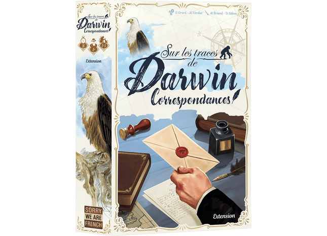 Gamers Guild AZ Sorry We Are French In the Footsteps of Darwin: Correspondence Expansion (Pre-Order) Hachette Boardgames USA