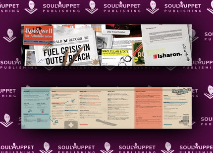 Gamers Guild AZ SoulMuppet Publishing Orbital Blues RPG: GM Screen (Pre-Order) AGD