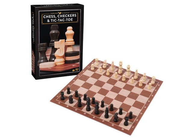 Gamers Guild AZ Spin Master Games Chess, Checkers, & Tic Tac Toe Refresh (Cardinal Classics) (Pre-Order) ACD Distribution