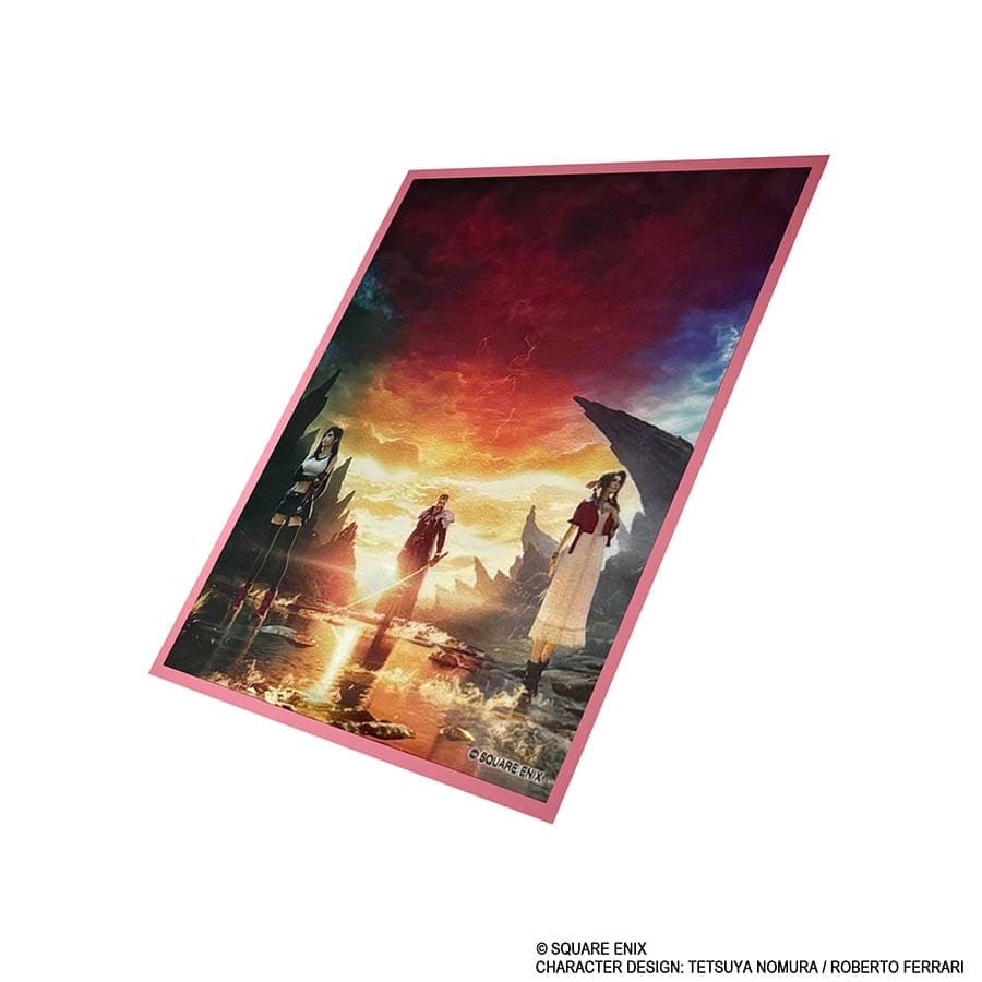 final fantasy vii card sleeves Final Fantasy: Card Sleeve Series Premium: FFX VII Rebirth Key Art (FFCSP-03) 100ct – Gamers Guild AZ