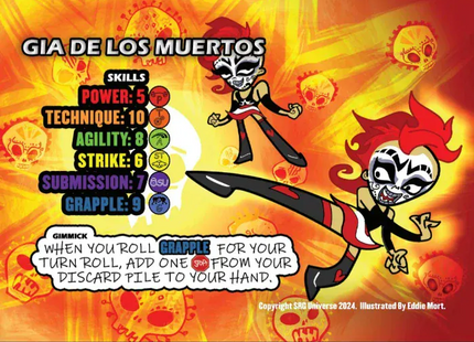Gamers Guild AZ SRG Universe Super Lucha! - Competitor Pack: Gia de los Muertos Kickstarter