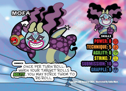 Gamers Guild AZ SRG Universe Super Lucha! - Competitor Pack: Mofa Kickstarter