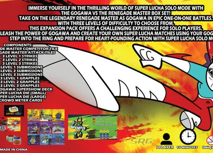 Gamers Guild AZ SRG Universe Super Lucha! - Solo Mode: Gogawa vs. The Renegade Master Kickstarter