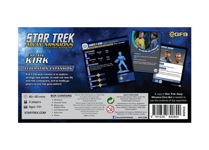 Gamers Guild AZ Star Trek Away Missions Star Trek Away Missions: Captain Kirk Federation Expansion Battlefront Group