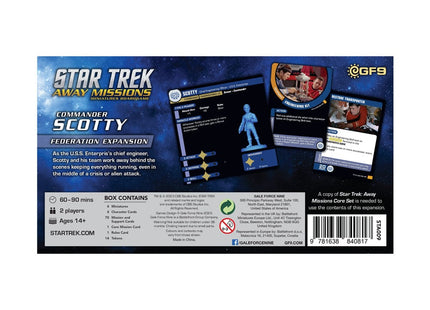 Gamers Guild AZ Star Trek Away Missions Star Trek Away Missions: Commander Scotty Federation Expansion Battlefront Group