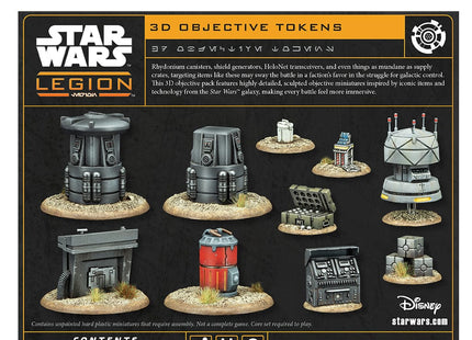 Gamers Guild AZ Star Wars Legion Star Wars: Legion – 3D Objective Tokens (Pre-Order) Asmodee