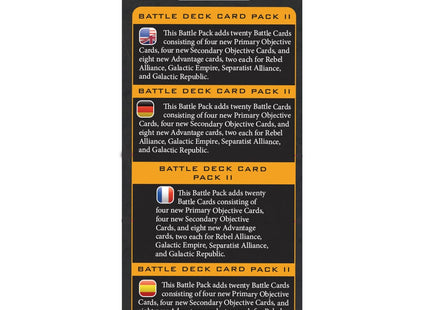 Gamers Guild AZ Star Wars Legion Star Wars: Legion – Battle Deck Card Pack II (Pre-Order) Asmodee