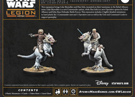 Gamers Guild AZ Star Wars Legion Star Wars: Legion – Captain Solo & Commander Skywalker on Tauntuns (Pre-Order) Asmodee