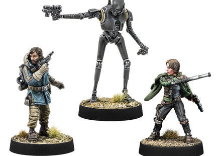 Gamers Guild AZ Star Wars Legion Star Wars: Legion – Cassian Andor, Jyn Erso & K-2SO (Pre-Order) Asmodee