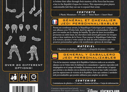 Gamers Guild AZ Star Wars Legion Star Wars: Legion – Customizable Jedi General and Knight (Pre-Order) Asmodee