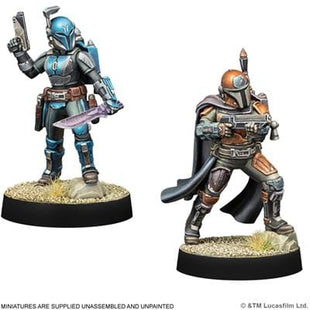 Gamers Guild AZ Star Wars Legion Star Wars: Legion - Customizable Mandalorian Leader and Hunter (Pre-Order) Asmodee