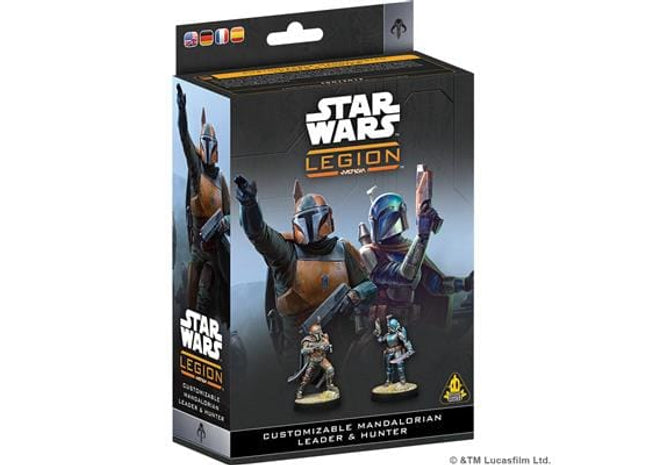Gamers Guild AZ Star Wars Legion Star Wars: Legion - Customizable Mandalorian Leader and Hunter (Pre-Order) Asmodee
