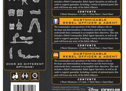 Gamers Guild AZ Star Wars Legion Star Wars: Legion – Customizable Rebel Officer & Agent (Pre-Order) Asmodee