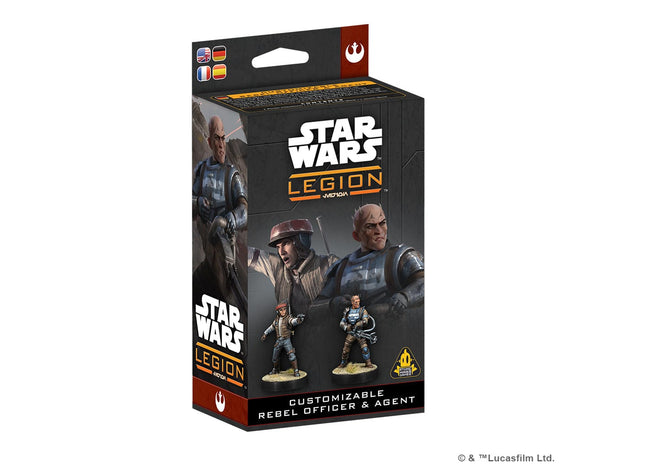 Gamers Guild AZ Star Wars Legion Star Wars: Legion – Customizable Rebel Officer & Agent (Pre-Order) Asmodee