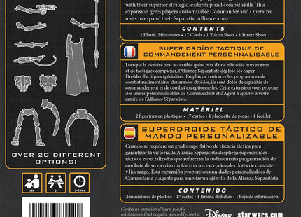 Gamers Guild AZ Star Wars Legion Star Wars: Legion – Customizable Super Tactical Command Droid (Pre-Order) Asmodee