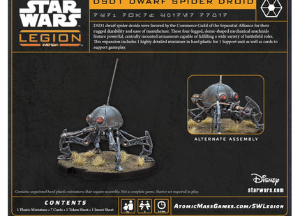 Gamers Guild AZ Star Wars Legion Star Wars: Legion – DSD1 Dwarf Spider Droid (Pre-Order) Asmodee