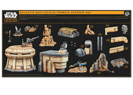 Gamers Guild AZ Star Wars Legion Star Wars: Legion – Galactic Battlefield Terrain Starter Set (Pre-Order) Asmodee