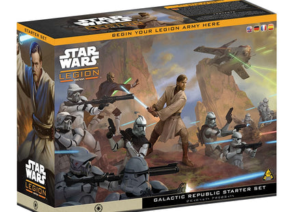 Gamers Guild AZ Star Wars Legion Star Wars: Legion – Galactic Republic Starter Set (Pre-Order) Asmodee