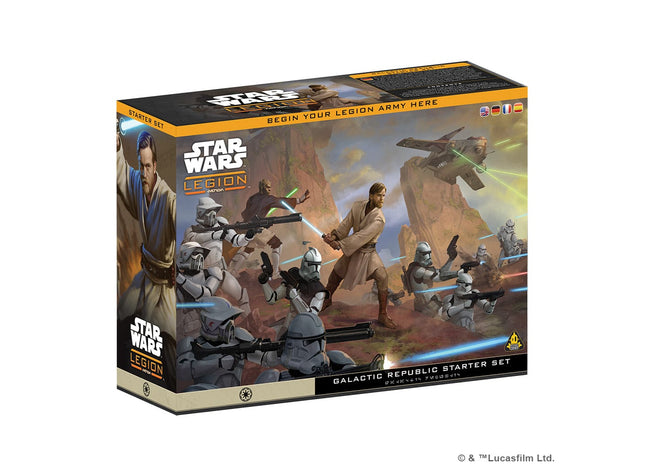 Gamers Guild AZ Star Wars Legion Star Wars: Legion – Galactic Republic Starter Set (Pre-Order) Asmodee