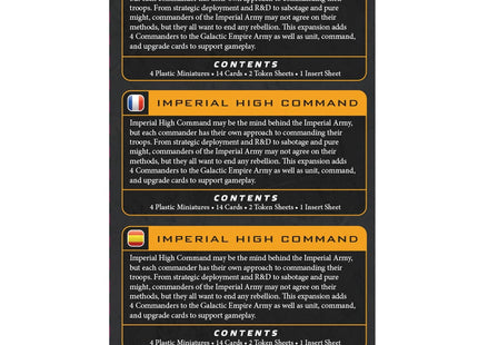 Gamers Guild AZ Star Wars Legion Star Wars: Legion – Imperial High Command (Pre-Order) Asmodee