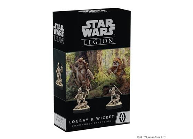 Gamers Guild AZ Star Wars Legion Star Wars Legion: Logray & Wicket Commander Expansion (Pre-order) Asmodee