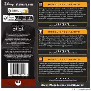 Gamers Guild AZ Star Wars Legion Star Wars Legion: Rebel Specialists (Pre-Order) Asmodee