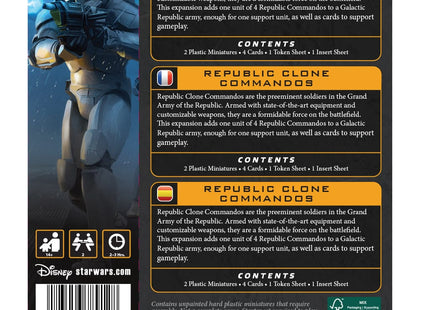 Gamers Guild AZ Star Wars Legion Star Wars: Legion – Republic Clone Commandos (Pre-Order) Asmodee