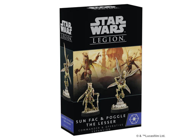 Gamers Guild AZ Star Wars Legion Star Wars: Legion - Sun Fac and Poggle the Lesser Operative and Commander Expansion (Pre-Order) Asmodee
