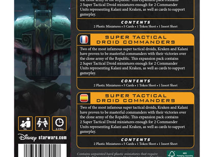 Gamers Guild AZ Star Wars Legion Star Wars: Legion – Super Tactical Droid Commanders (Pre-Order) Asmodee