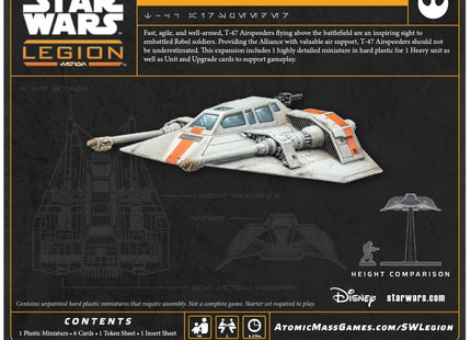 Gamers Guild AZ Star Wars Legion Star Wars: Legion – T-47 Airspeeder (Pre-Order) Asmodee