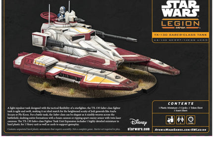 Gamers Guild AZ Star Wars Legion Star Wars: Legion – TX-130 Saber Tank (Pre-Order) Asmodee