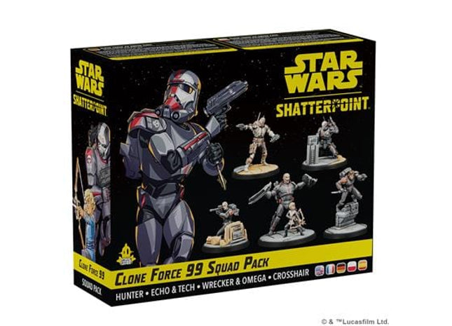 Gamers Guild AZ Star Wars Shatterpoint Star Wars: Shatterpoint - Clone Force 99 Squad Pack (Pre-Order) Asmodee