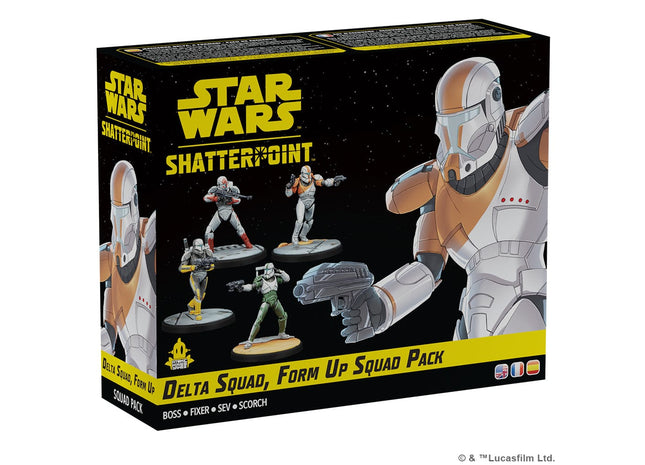 Gamers Guild AZ Star Wars Shatterpoint Star Wars: Shatterpoint - Delta Squad, Form Up Squad Pack (Pre-Order) Asmodee