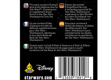 Gamers Guild AZ Star Wars: Shatterpoint Star Wars: Shatterpoint - Dice Pack Asmodee