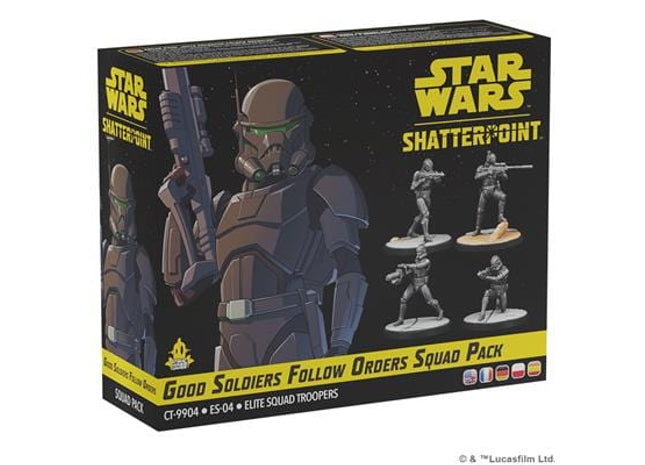 Gamers Guild AZ Star Wars Shatterpoint Star Wars: Shatterpoint – Good Soldiers Follow Orders Squad Pack (Pre-Order) Asmodee