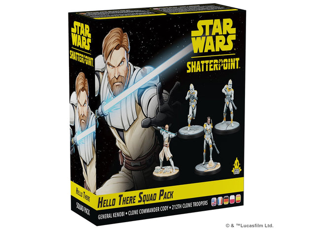 Gamers Guild AZ Star Wars: Shatterpoint Star Wars: Shatterpoint - Hello There: General Obi-Wan Kenobi Squad Pack Asmodee