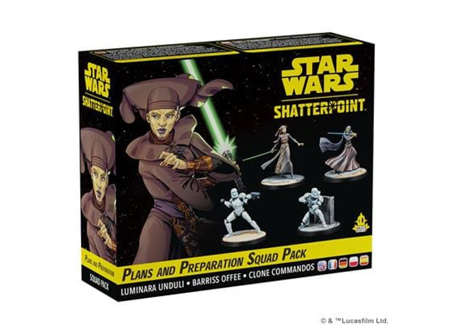Gamers Guild AZ Star Wars: Shatterpoint Star Wars: Shatterpoint - Plans and Preperation: Luminara Unduli Squad Pack (Pre-Order) Asmodee
