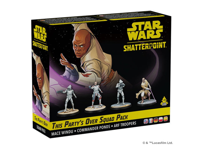 Gamers Guild AZ Star Wars: Shatterpoint Star Wars: Shatterpoint - This Party's Over: Mace Windu Squad Pack (Pre-order) Asmodee