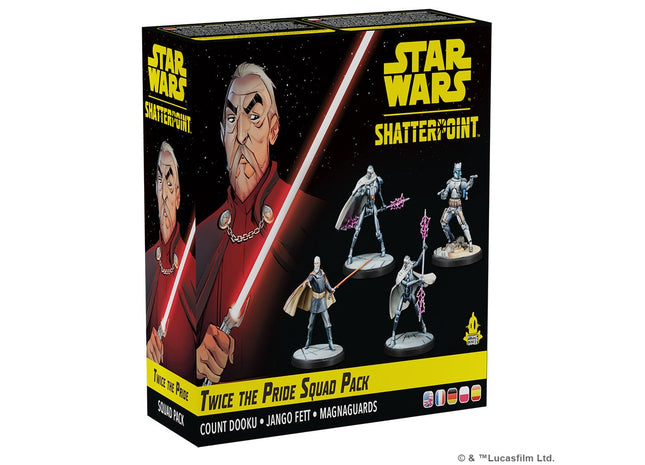 Gamers Guild AZ Star Wars: Shatterpoint Star Wars: Shatterpoint - Twice the Pride: Count Dooku Squad Pack Asmodee