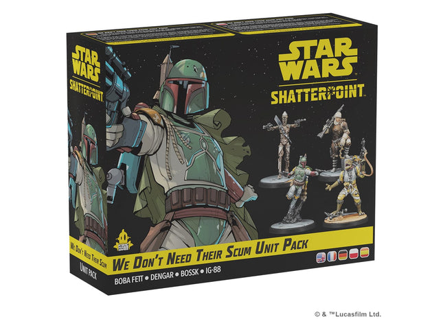 Gamers Guild AZ Star Wars Shatterpoint Star Wars: Shatterpoint - We Don’t Need Their Scum Unit Pack (Pre-Order) Asmodee