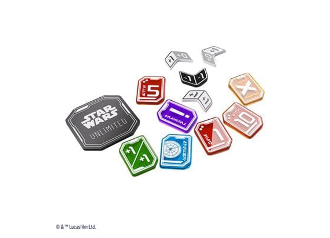 Gamers Guild AZ Star Wars Unlimited Star Wars: Unlimited Acrylic Tokens  (Pre-Order) Asmodee