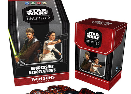 Gamers Guild AZ Star Wars Unlimited Star Wars: Unlimited - Aggressive Negotiations Twin Suns Deck (Pre-Order) Asmodee