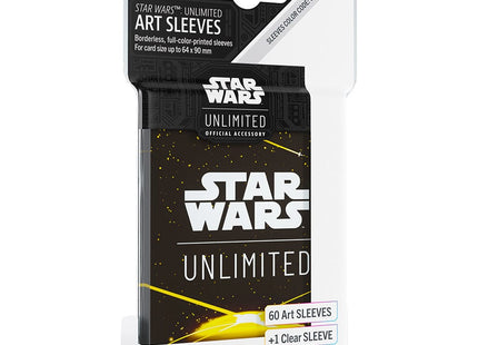 Gamers Guild AZ Star Wars Unlimited Star Wars: Unlimited Art Sleeve - Back Yellow Asmodee